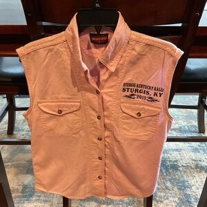 Bikers Edge Vest Type shirt Sturgis Rally 2013 Women’s Size Medium